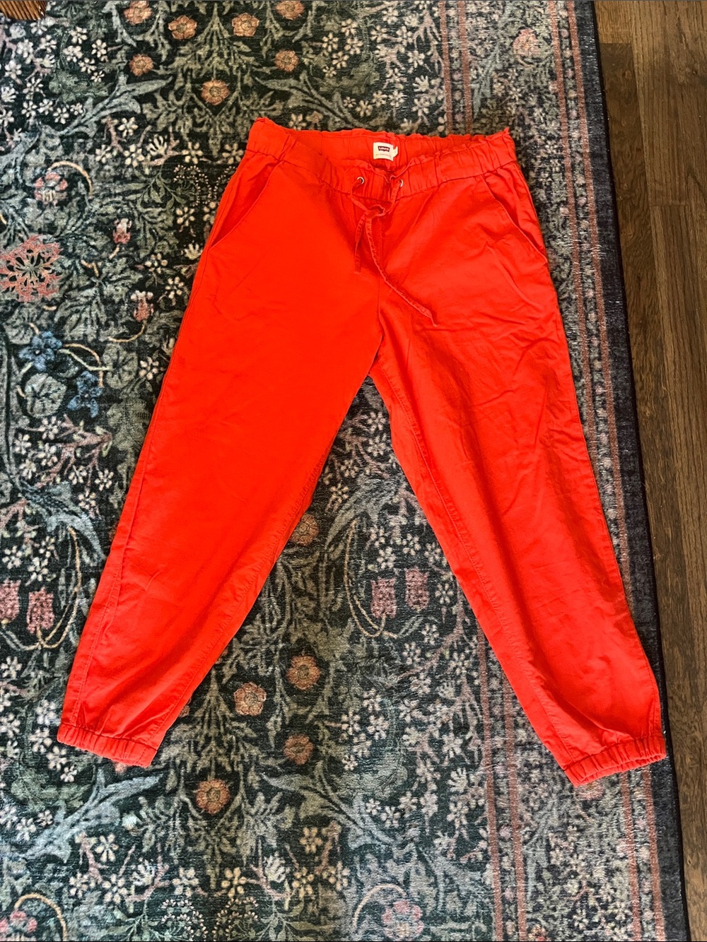 Levi's Women's Bright Red Jogger Track Pants